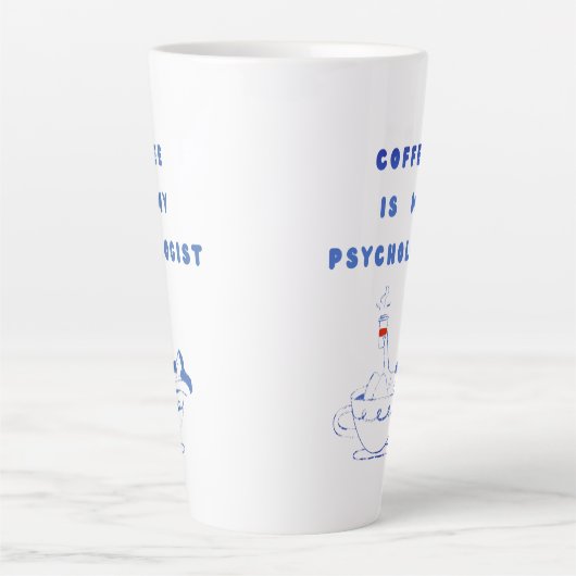 Coffee, My Quiet Therapist カフェラテマグ (正面)