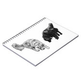 Coffee-Nook Dots — Retriever Duo ノートブック (左側)