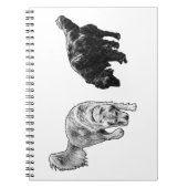 Coffee-Nook Dots — Retriever Duo ノートブック (正面)