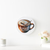 coffee o'clock ラウンド壁時計 (ホーム)