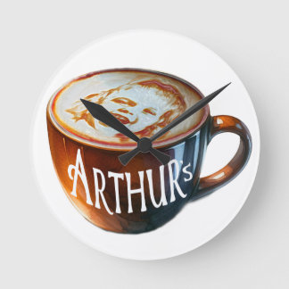 coffee o'clock ラウンド壁時計