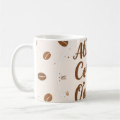 Coffee O'Clock Mug - Funny Coffee Lover Time Gift コーヒーマグカップ (左)