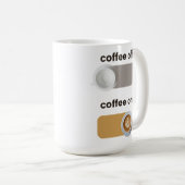 Coffee on エレガント Coffee Off Mug コーヒーマグカップ (正面右)