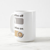 Coffee on エレガント Coffee Off Mug コーヒーマグカップ (正面左)