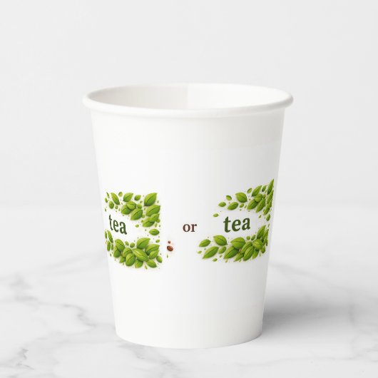 Coffee or Tea  紙コップ (左)