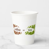 Coffee or Tea  紙コップ (正面)