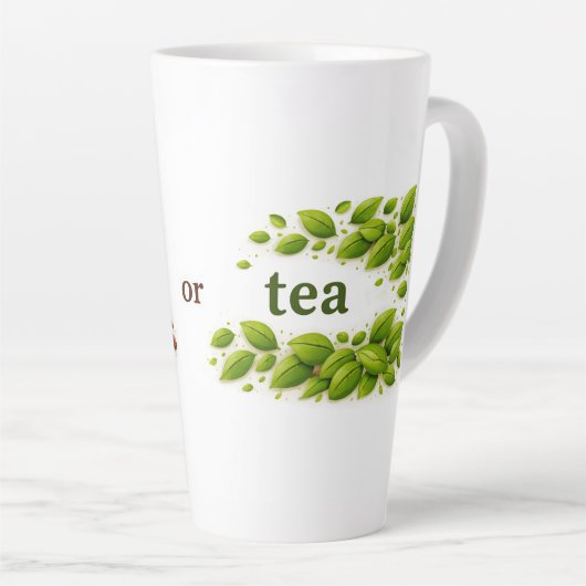 Coffee or Tea Latte Mug カフェラテマグ (右アングル)