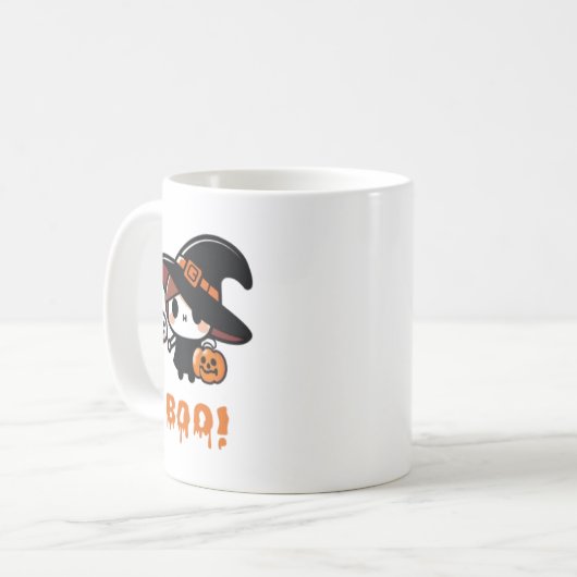 Coffee or tea mug (cup) Halloween  コーヒーマグカップ (正面左)