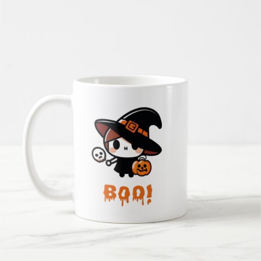 Coffee or tea mug (cup) Halloween コーヒーマグカップ (左)
