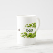 Coffee or Tea White Bone China Mug ボーンチャイナマグカップ (正面右)