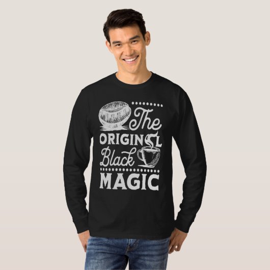 Coffee Original Magic Caffeine Espresso  Addict Tシャツ (正面フル)