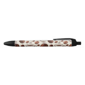 Coffee pattern 2 黒ボールペン (トップ)