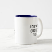 Coffee Pickleball Wine Repeat Funny Sports Player  ツートーンマグカップ (正面右)