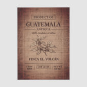 Coffee Plantation Burlap Trade Sack FD4 Decoupage 薄葉紙 (正面)