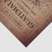 Coffee Plantation Burlap Trade Sack FD4 Decoupage 薄葉紙 (詳細)