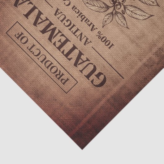 Coffee Plantation Burlap Trade Sack FD4 Decoupage 薄葉紙 (詳細)