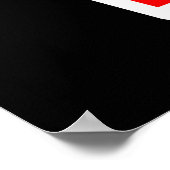 Coffee poster, Low Caffeine, ICONS, black, ポスター (角)