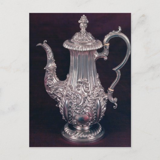 Coffee-pot by John Watson, Sheffield, 1818 ポストカード (正面)