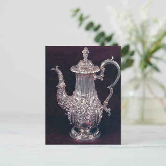 Coffee-pot by John Watson, Sheffield, 1818 ポストカード (スタンド正面)