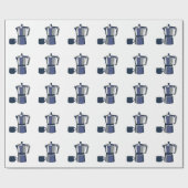 Coffee Pot Coffee Mug Birthday ラッピングペーパー (フラット)