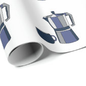 Coffee Pot Coffee Mug Birthday ラッピングペーパー (ロールコーナー)