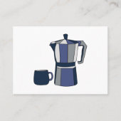 Coffee Pot Coffee Mug Cafe 名刺 (正面)