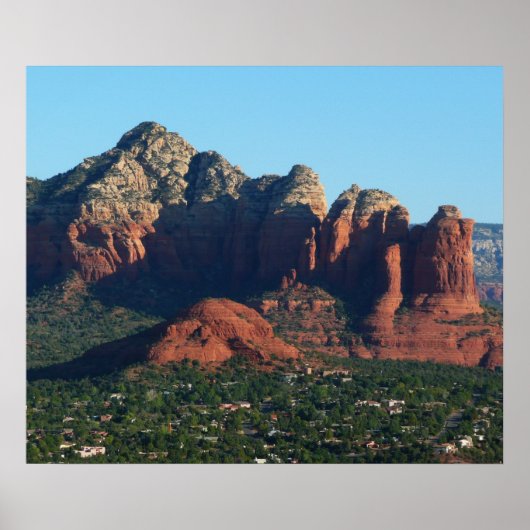 Coffee Pot Rock I in Sedona Arizona ポスター (正面)