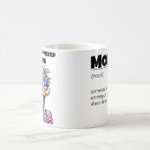 Coffee Powered Human Mom コーヒーマグカップ (中央)