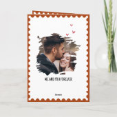 Coffee Pun Say I Love You Funny Valentines Day  カード (裏面)