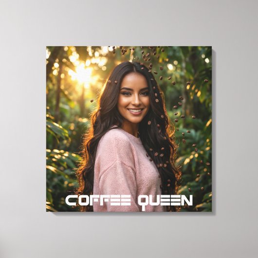COFFEE QUEEN キャンバスプリント (正面)