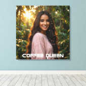 COFFEE QUEEN キャンバスプリント (インサイチュ (ウッドフロア))