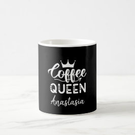Coffee queen amoureuse du café humour コーヒーマグカップ