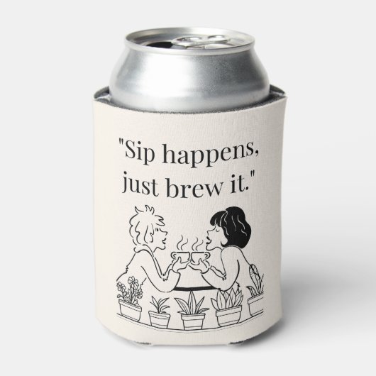 coffee quote  缶クーラー (缶正面)