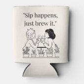 coffee quote  缶クーラー (正面)