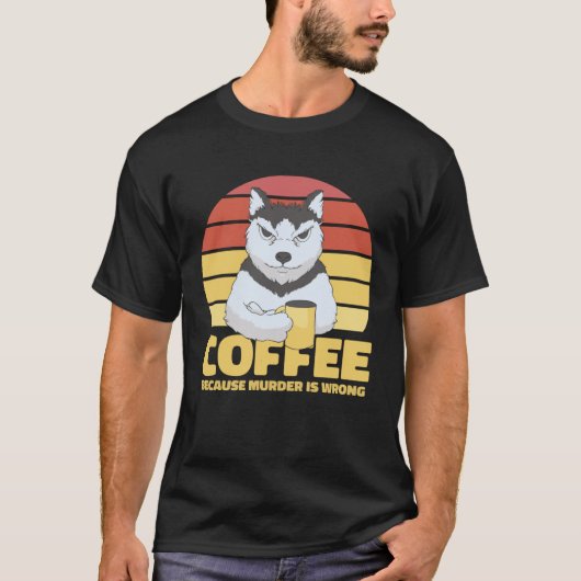 Coffee Quote Coffee  Cappuccino I Love Coffee Tシャツ (正面)
