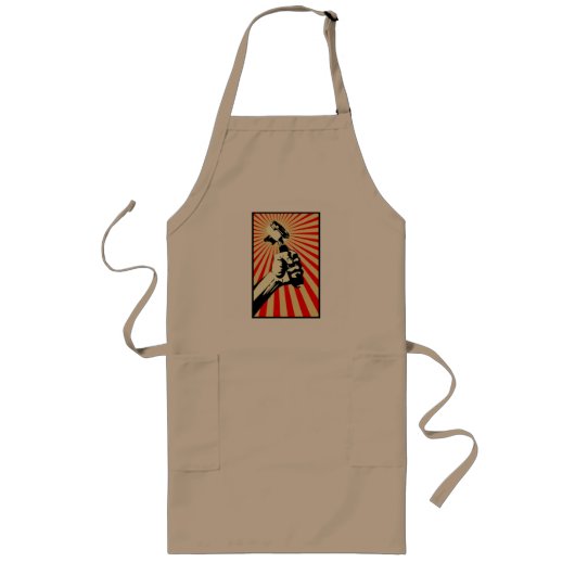 Coffee Revolution Apron - Barista Designs ロングエプロン (正面)