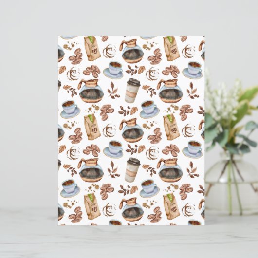 Coffee Scrapbook Paper (スタンド正面)