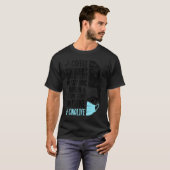 Coffee Scrubs and Rubber Gloves drinker Barista Es Tシャツ (正面フル)