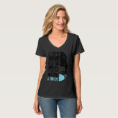 Coffee Scrubs and Rubber Gloves drinker Barista Es Tシャツ (正面フル)