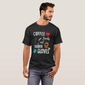 Coffee Scrubs And Rubber Gloves Medical Nurse Quot Tシャツ (正面フル)