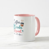Coffee. Scrubs. Repeat. マグカップ (正面右)