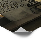 Coffee Shop Interior Counter Cafe ポスター (角)