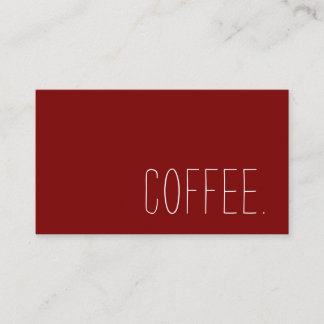 Coffee Shop Loyalty Simple Punch ロイヤリティカード