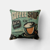 Coffee Shop Vintage クッション (裏面)