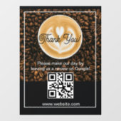 Coffee Shop Window Decal | Cafe Storefront Vinyl  ウィンドウサイン (シート)