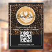 Coffee Shop Window Decal | Cafe Storefront Vinyl  ウィンドウサイン (シート2)