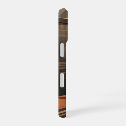 Coffee Shop Window View iPhone 16ケース (右側面)