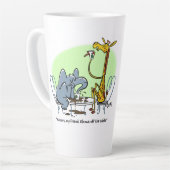 COFFEE SLOB by Jeff Willis Art カフェラテマグ (左アングル)