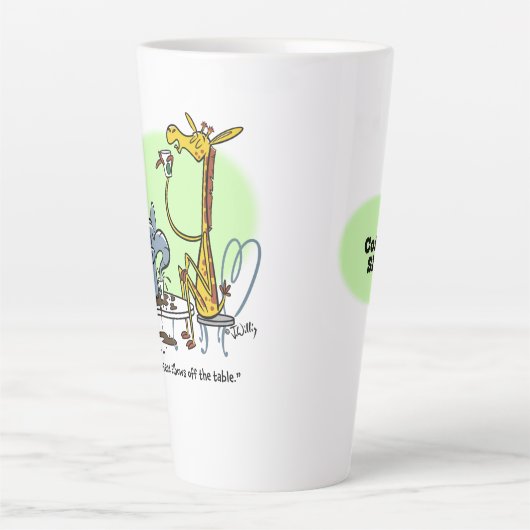 COFFEE SLOB by Jeff Willis Art カフェラテマグ (正面)