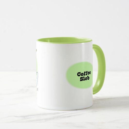 COFFEE SLOB by Jeff Willis Art マグカップ (正面右)